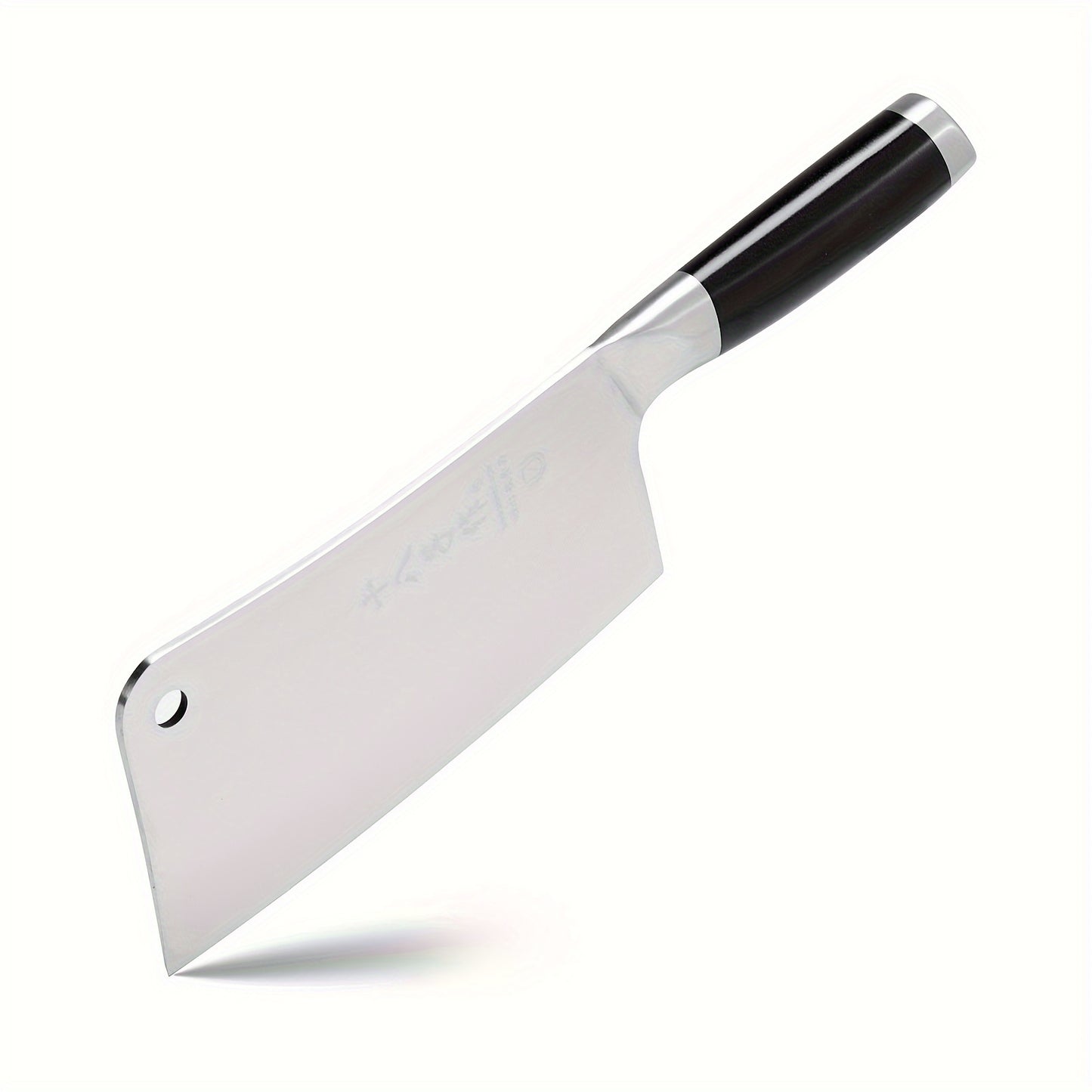 SHI BA ZI ZUO Chef's knife Kitchen knife High-quality stainless steel butcher knife Chinese cutting knife with full tang blade for cutting meat from bone