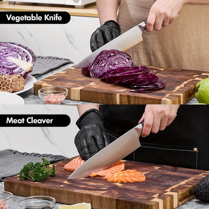 SHI BA ZI ZUO 8 Inches Chefs Knife Meat Knife Stainless Stee