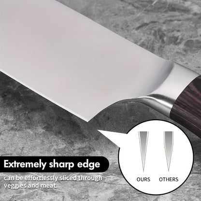 SHI BA ZI ZUO 8 Inches Chefs Knife Meat Knife Stainless Stee