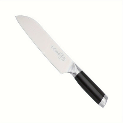 SHI BA ZI ZUO Santoku knife 18 cm chef's knife Sharp kitchen knife made of 40Cr13MoV stainless steel with ergonomic handle